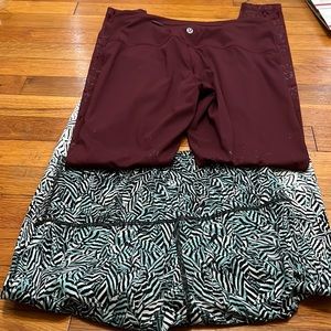 Lululemom 2 leggings hi- rise  size 8